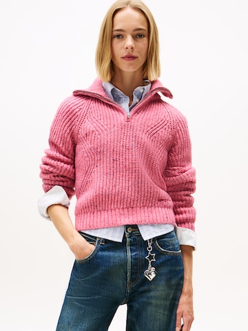 Pullover di Tommy Jeans in rosa: frontale