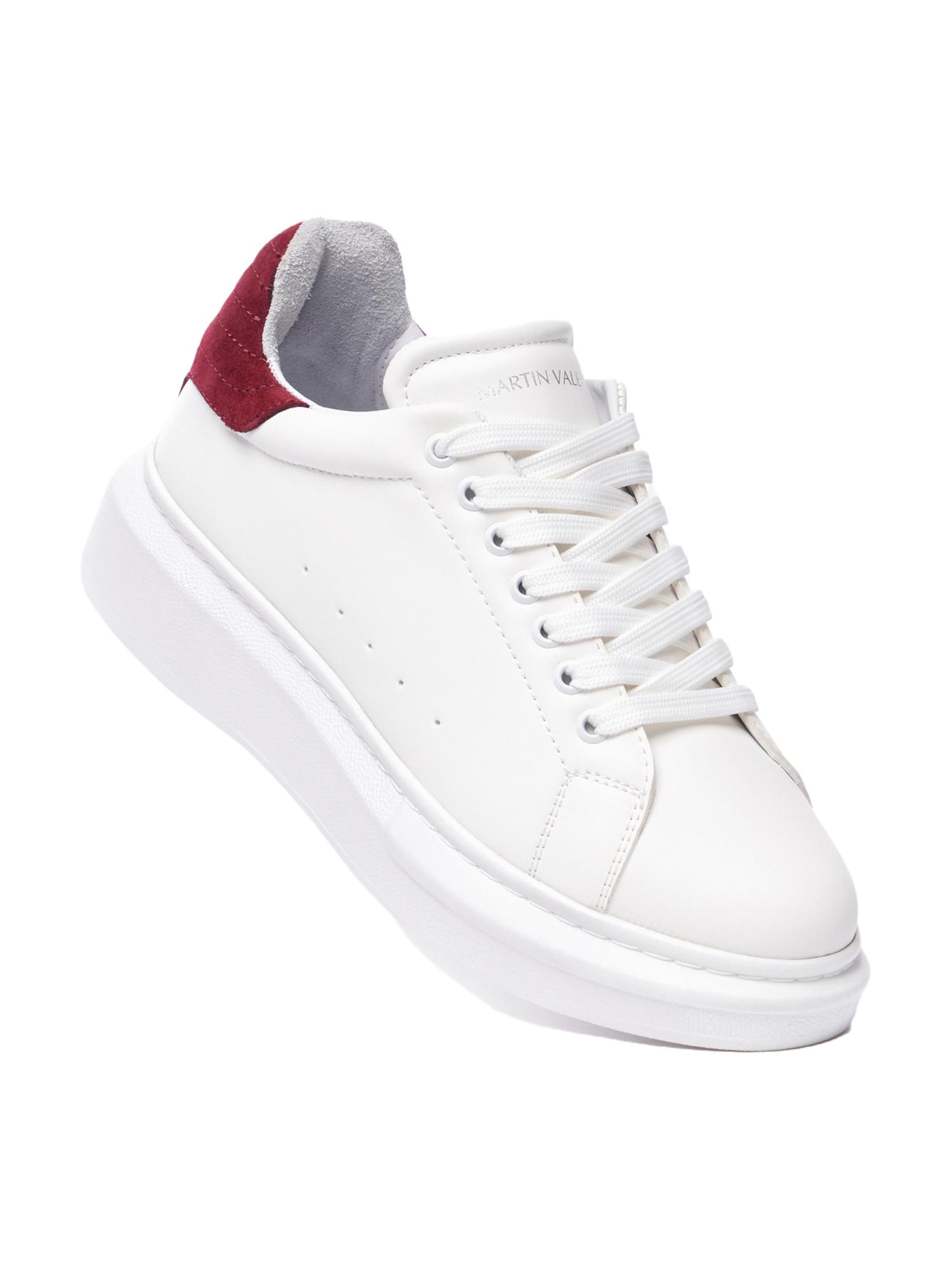 Baskets basses MARTIN VALEN en blanc