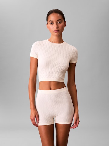 Calvin Klein Pajama pants in White: front