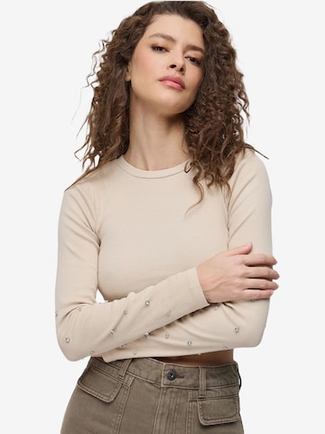 No Matter What Shirt in Beige