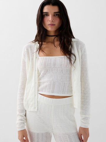 Scalpers Cardigan i hvid: forside
