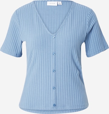 VILA Shirt 'RIBINI' in Blauw: voorkant