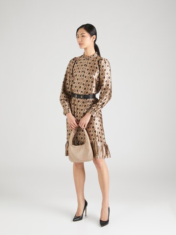 PIECES Shirt dress 'MELAH' in Brown
