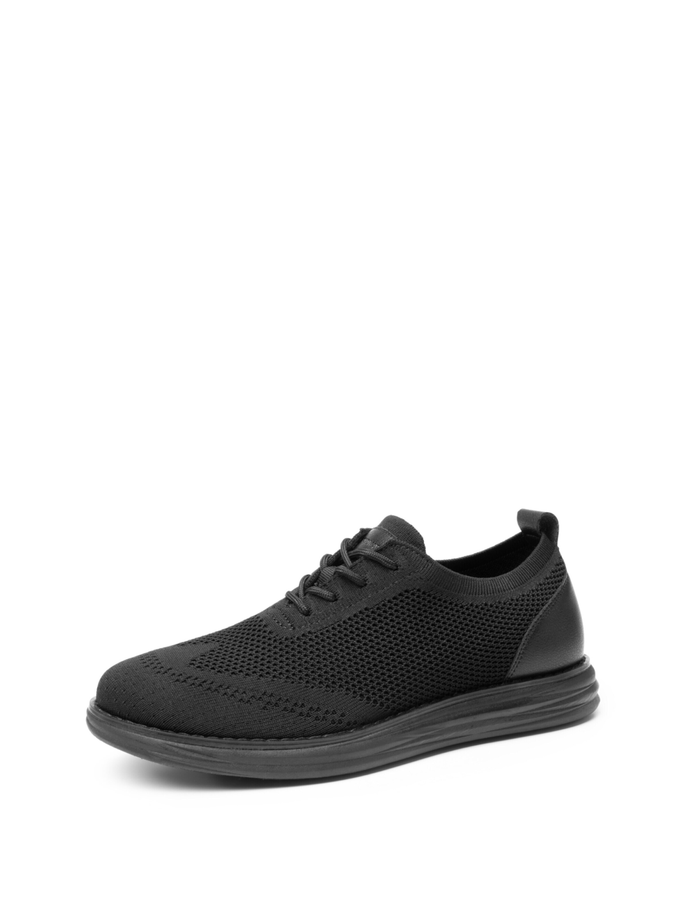 Bruno Marc Slip-Ons in Black: front