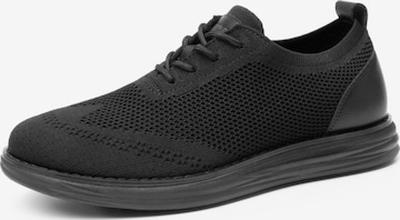 Bruno Marc Slip-Ons in Black: front