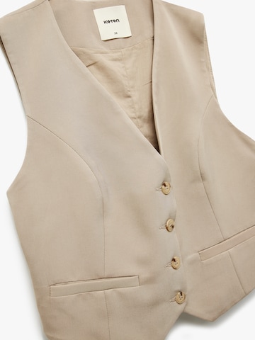 Koton Gilet in Bruin