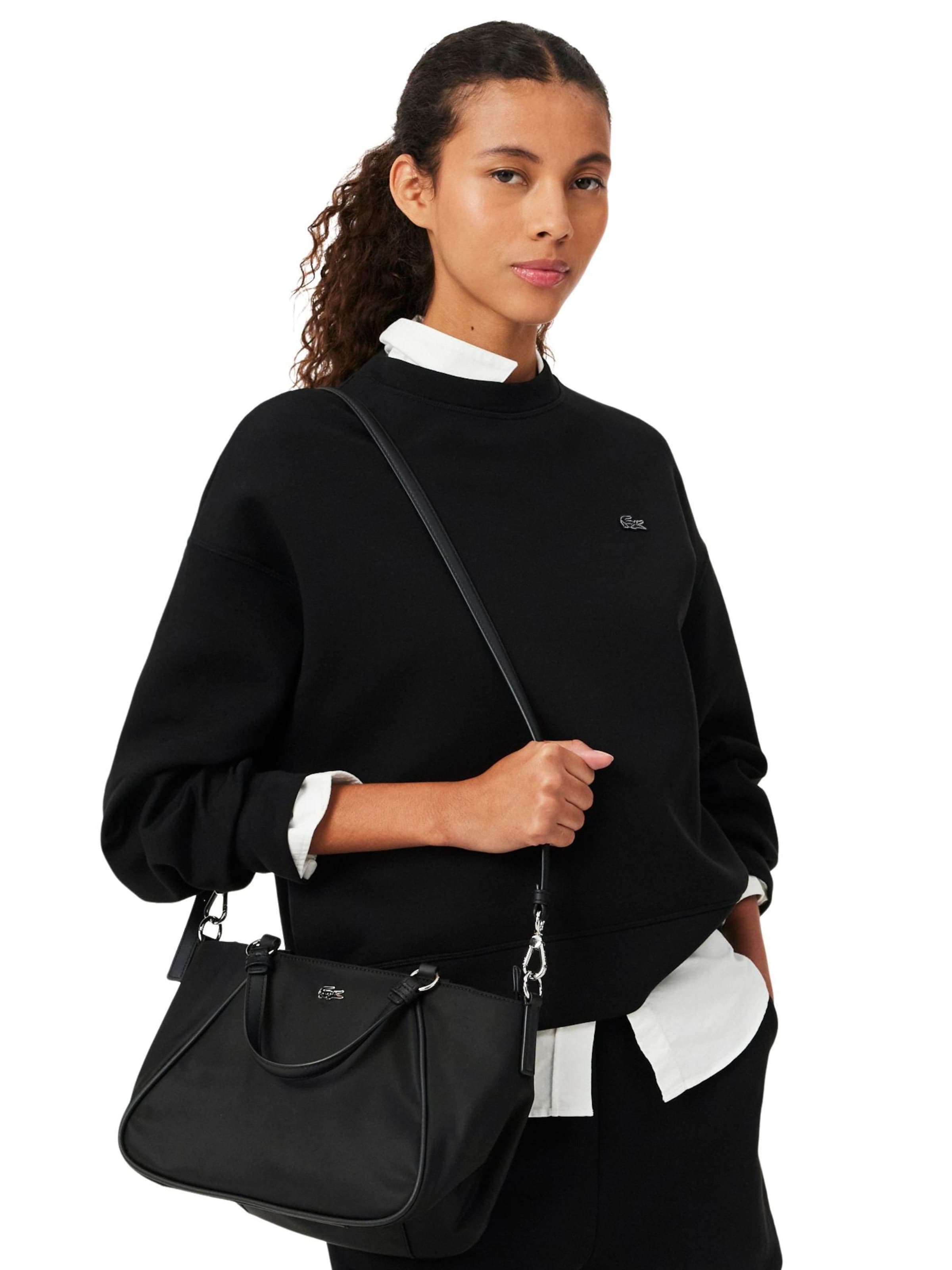 LACOSTE - Bolso de mano 'Lacoste Femme Petit sac à main L Day in Noir' en negro