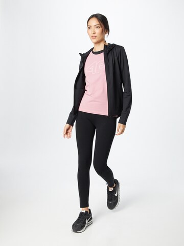 rožinė 4F Sportiniai marškinėliai