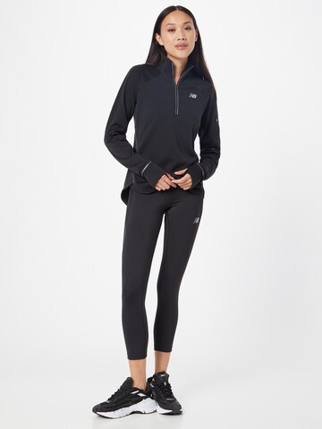 new balance Skinny Sportbroek in Zwart