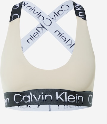 Calvin Klein Sport Korzetová podprsenka Podprsenka – šedá: přední strana