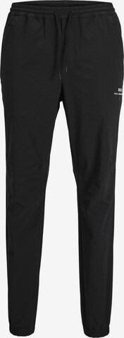 R.D.D. ROYAL DENIM DIVISION Tapered Pants in Black: front