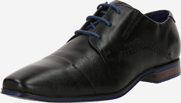 Chaussure à lacets 'Morino' bugatti en noir : devant