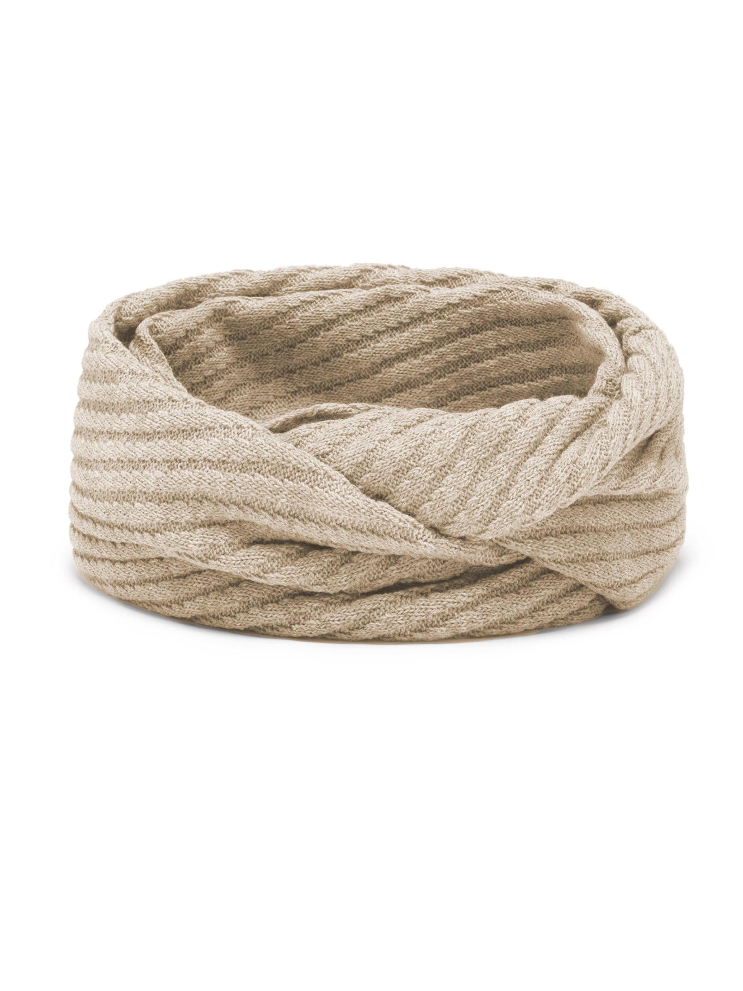 Vivisence Loop scarf '7017S' in Beige: front