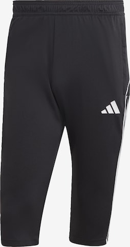 ADIDAS PERFORMANCE Slimfit Sportbroek 'Tiro 23 League' in Zwart: voorkant