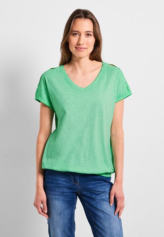 CECIL Majica | zelena barva: sprednja stran