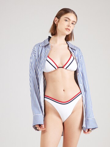 Tommy Hilfiger Underwear - Triángulo Top de bikini en blanco