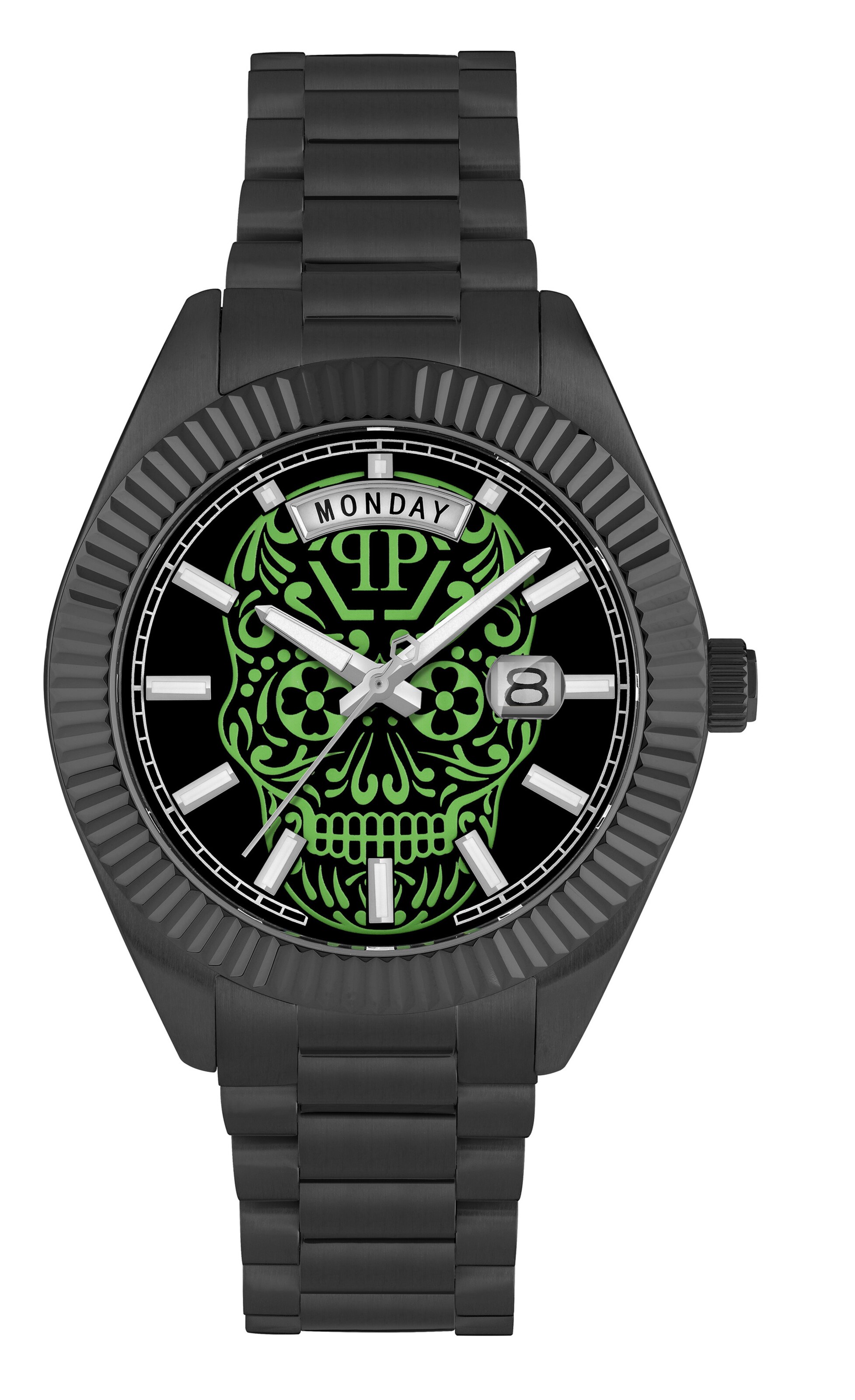 Montre à affichage analogique Philipp Plein Watches en noir : devant