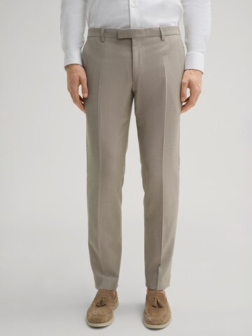 Coupe slim Pantalon à plis 'Blayr' JOOP! en beige : devant