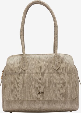 Sacs à main usha BLACK LABEL en beige : devant