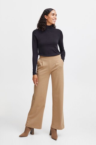 Wide leg Pantaloni chino ' Rizetta ' di b.young in marrone