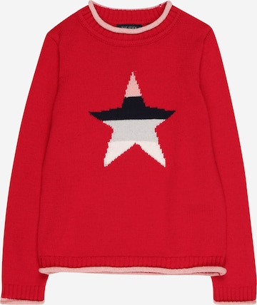 Pull-over BLUE SEVEN en rouge : devant