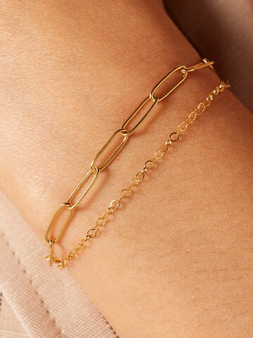 Lucardi Bracelet in Gold: front