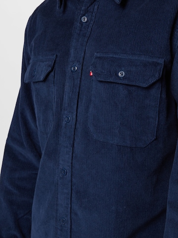 Coupe regular Chemise 'Classic Worker Corduroy Shirt' LEVI'S ® en bleu