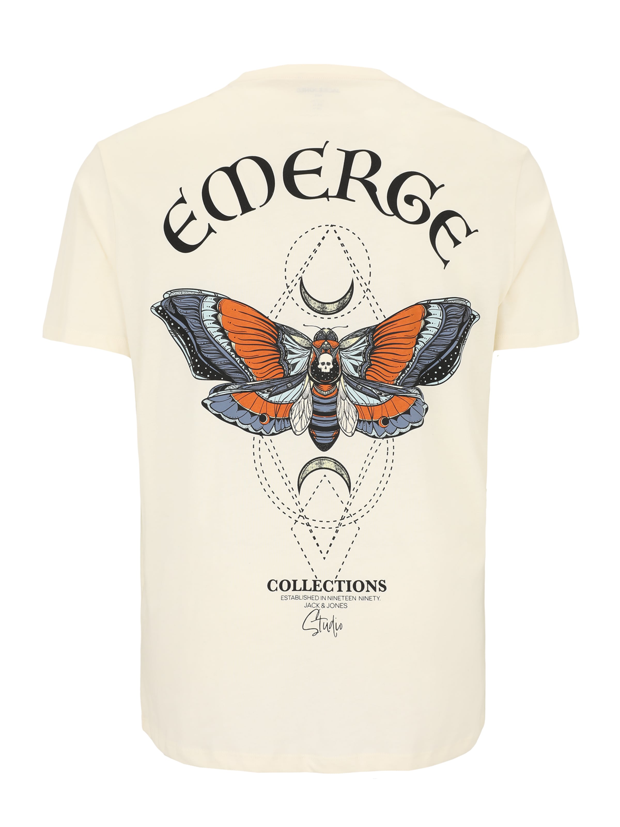 Jack & Jones Plus - Camiseta 'JJKENTO' en blanco