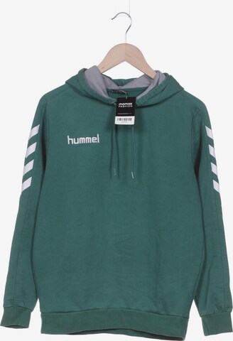 Hummel Sweatshirt & Zip-Up Hoodie in S in Green: front