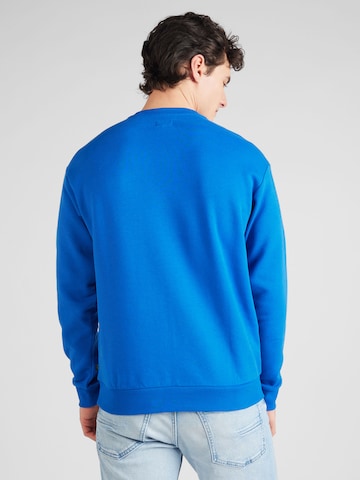 Sweat-shirt QS en bleu