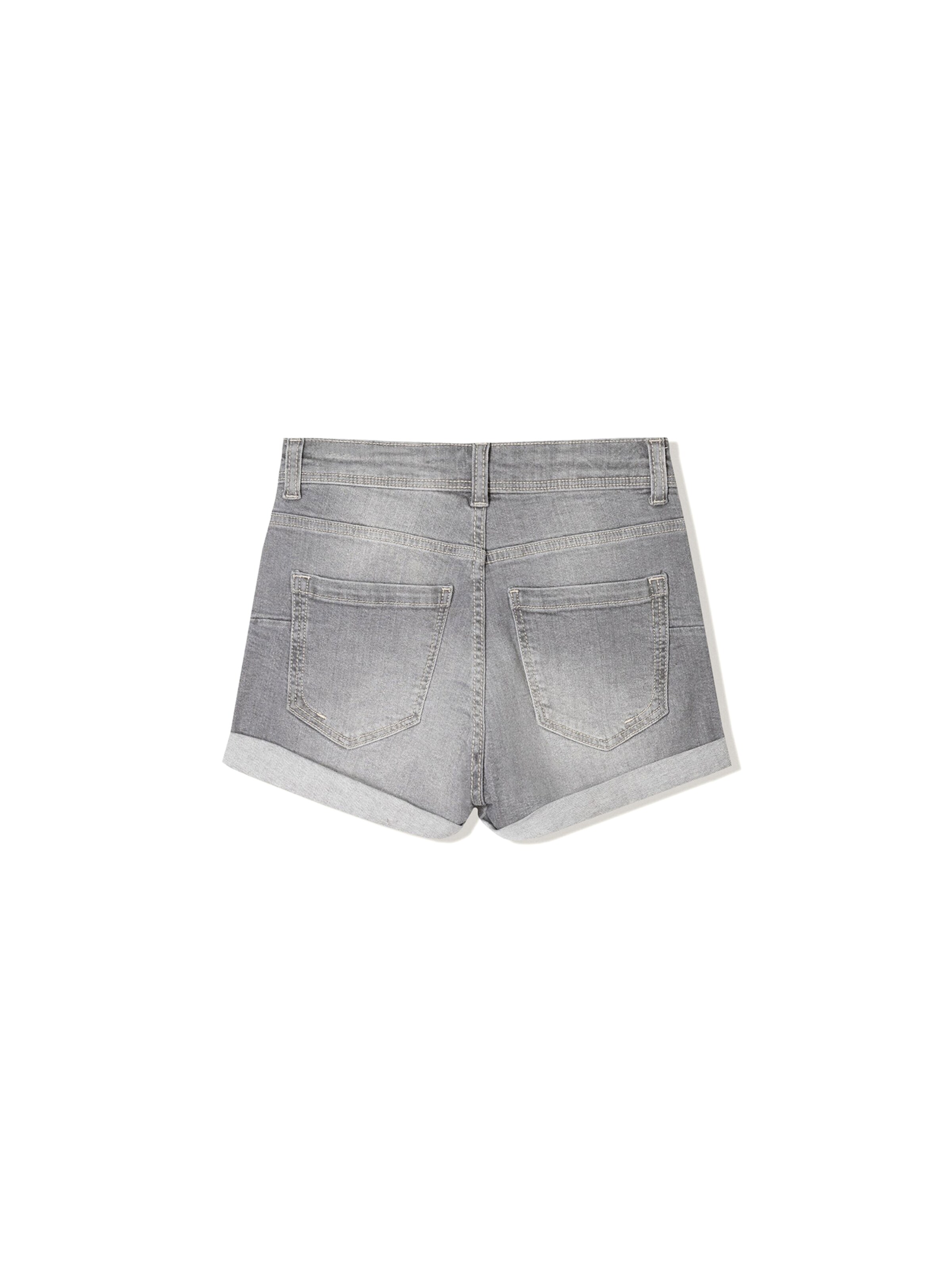 Bershka Regular Farkut värissä harmaa