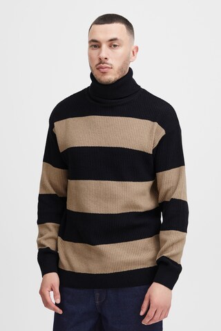 !Solid Sweater 'Serge' in Beige: front