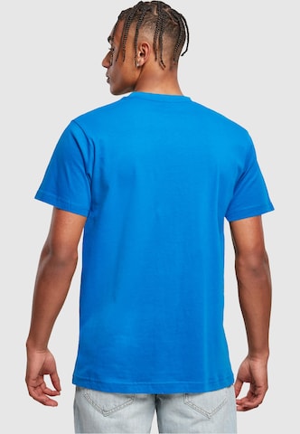 Merchcode T-Shirt 'Never On Time' in Blau