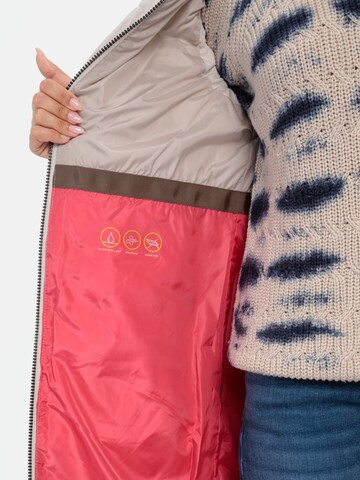 CAMEL ACTIVE Lange Pufferweste mit Kapuze in Beige