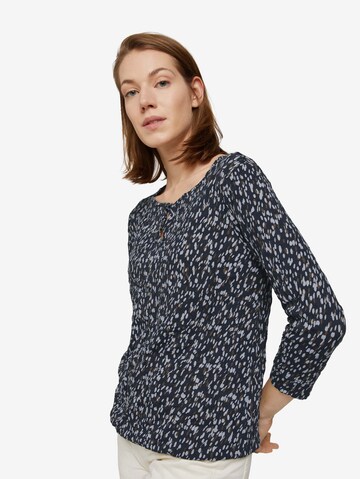 TOM TAILOR Bluse in Blau