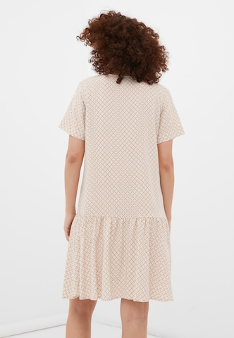Finn Flare Sommerkleid 'Print' in Beige