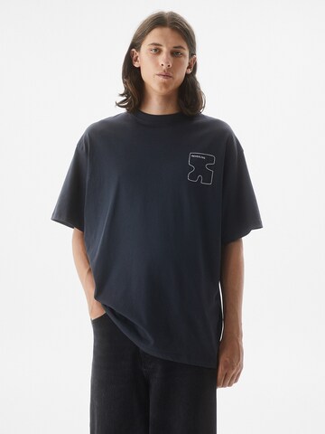 Pull&Bear Shirt in Grijs: voorkant