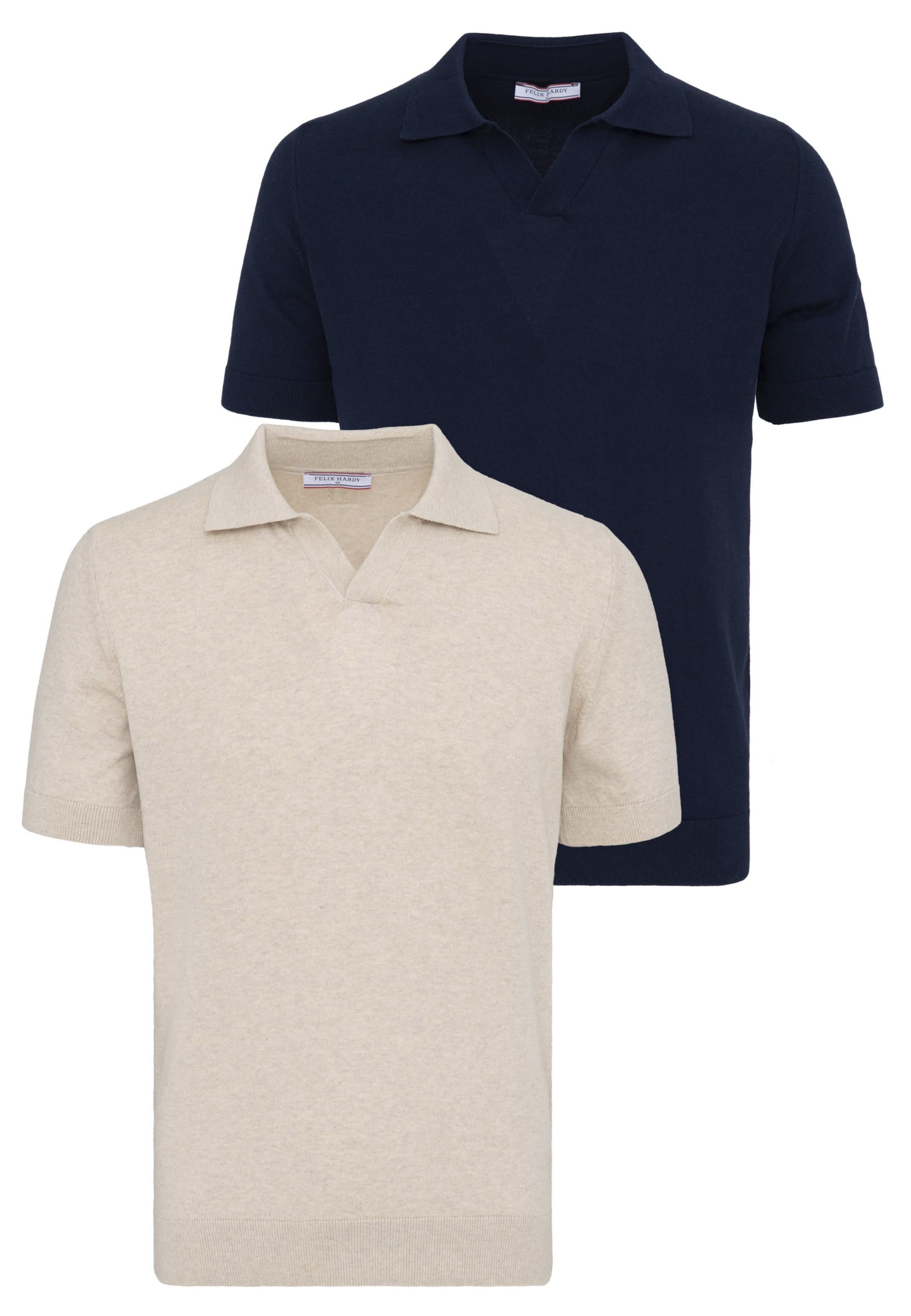 Felix Hardy Shirt in beige / navy, Produktansicht