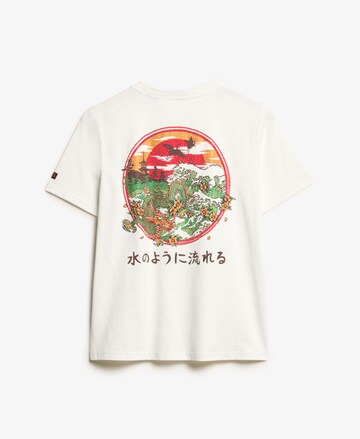 Superdry Футболка 'TOKYO' в Белый