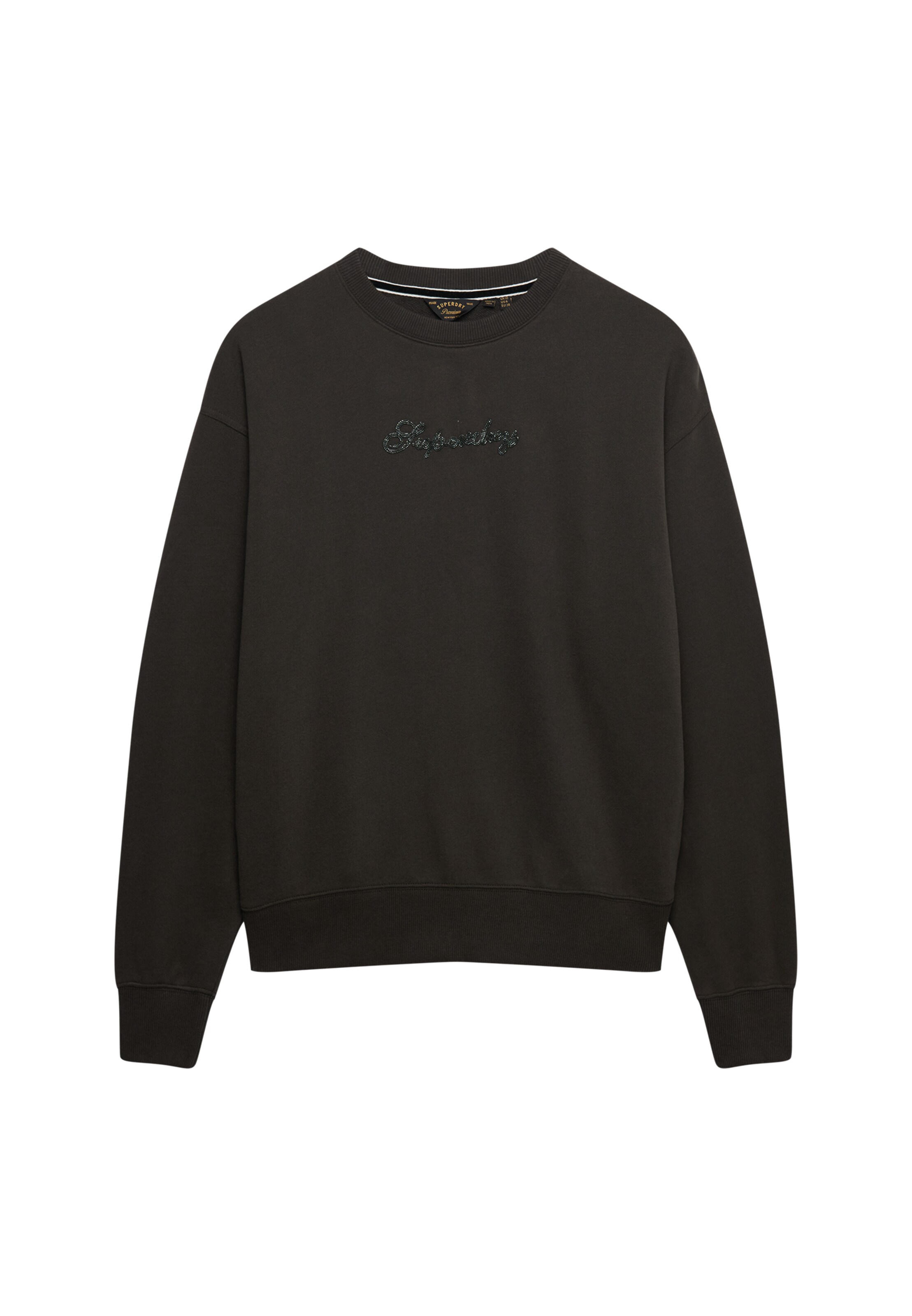 Superdry & Co Sweatshirt in Black: front