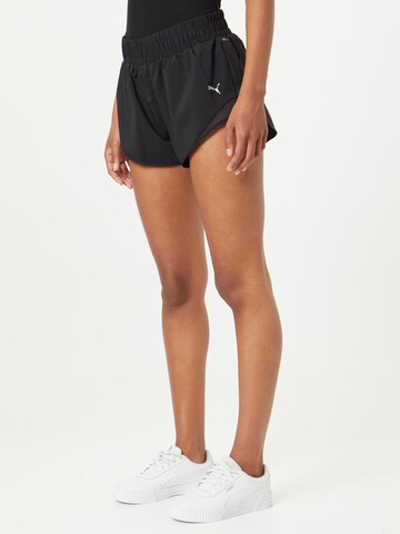 PUMA - regular Pantalón deportivo en negro: frente