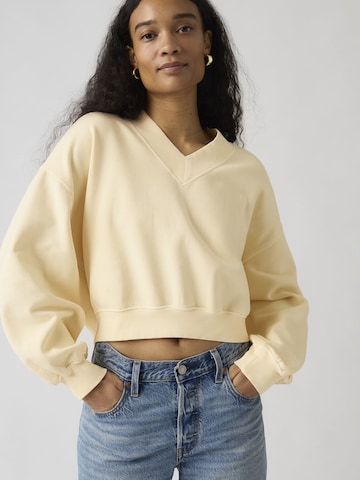 Sweat-shirt 'VINTAGE' LEVI'S ® en beige : devant