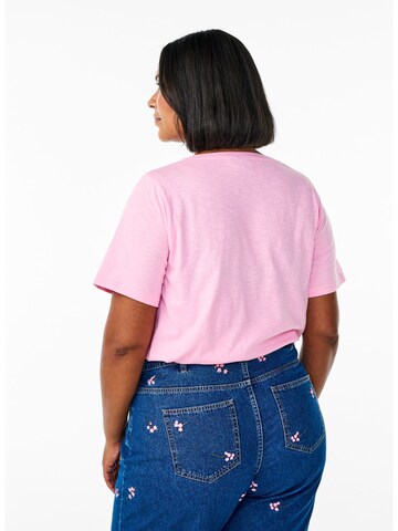 Tricou 'Rea' de la Zizzi pe roz