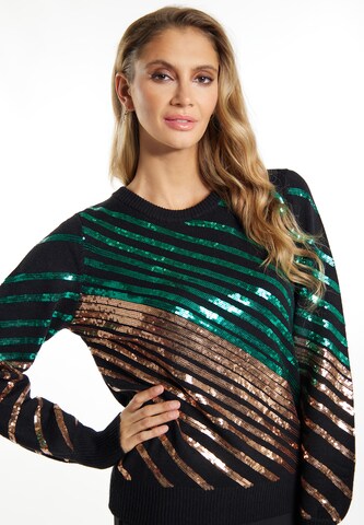 faina - Pullover 'Ikita' em preto