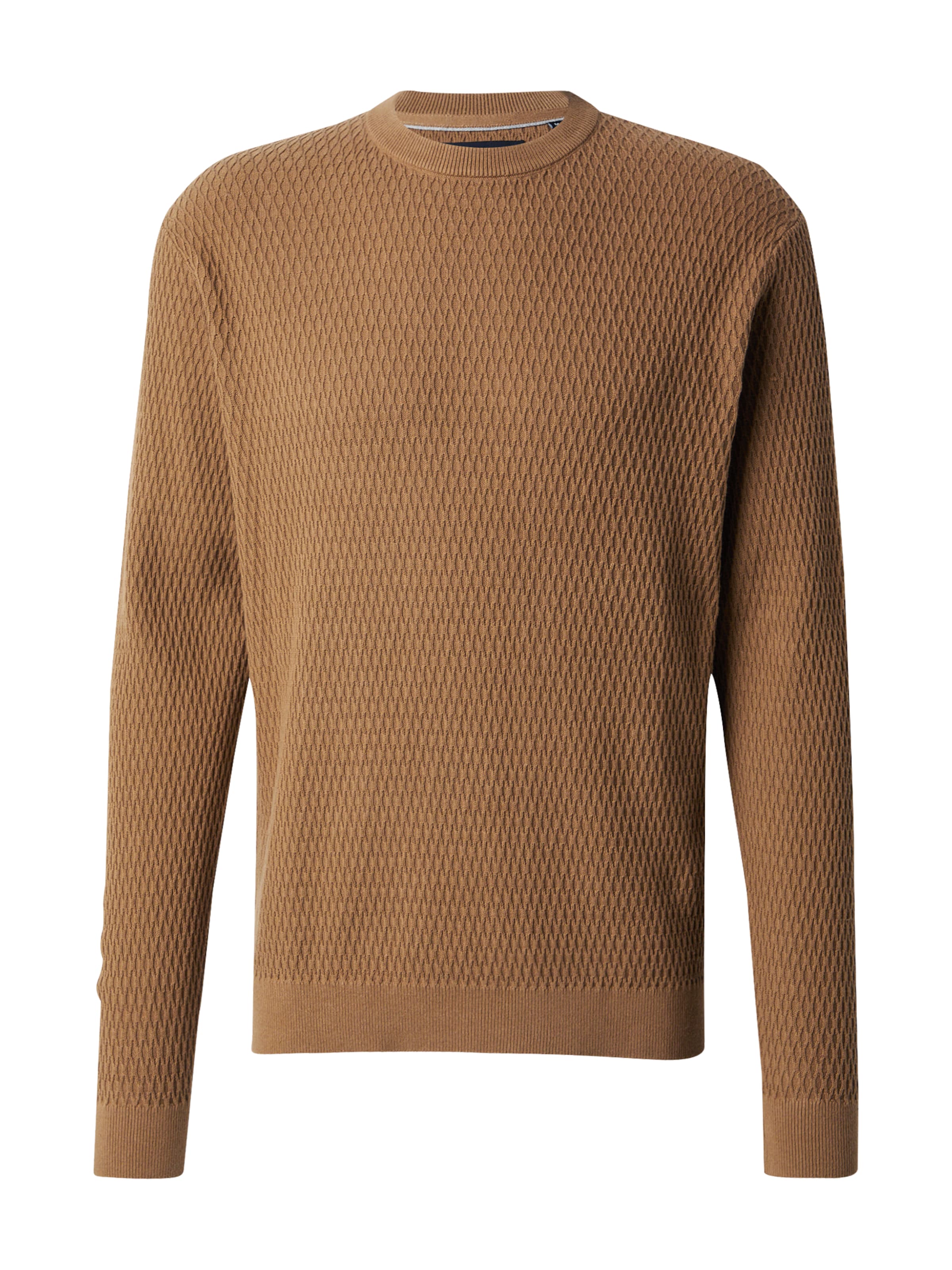 Pull-over 'JPRBLAREAGAN' Jack & Jones Premium en marron : devant