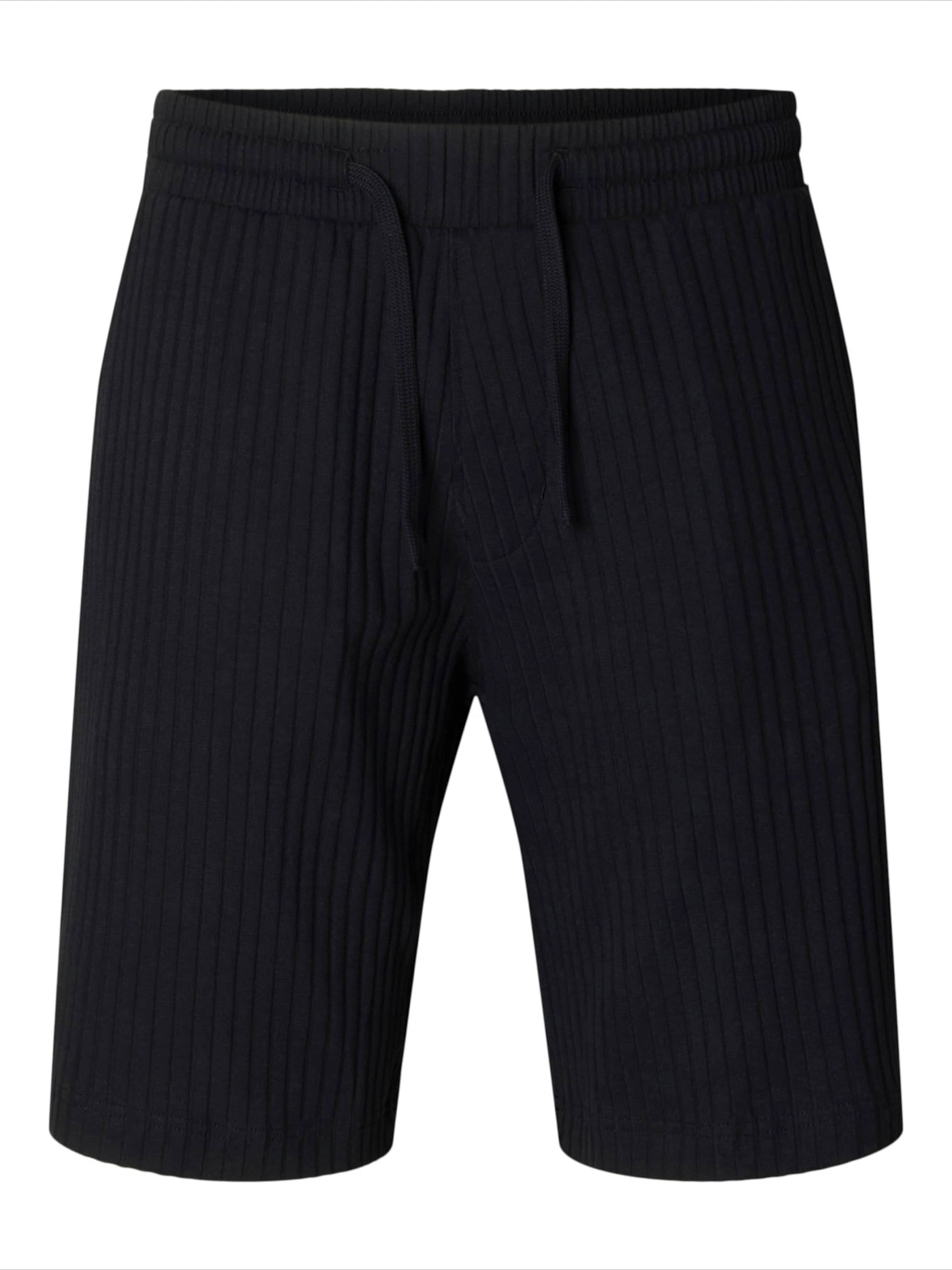 SELECTED Pants 'SLMSimon' in Black: front