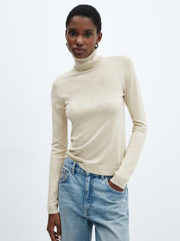 Pull-over 'ALMAR' MANGO en beige : devant