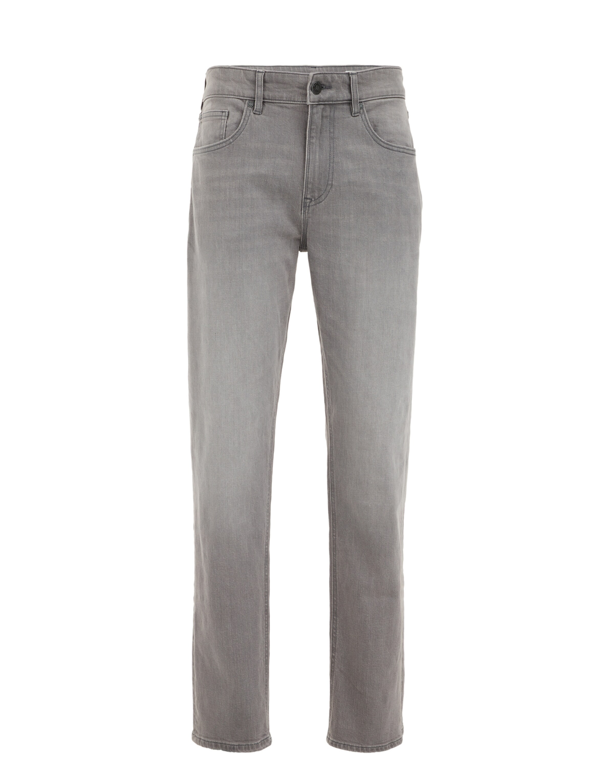 WE Fashion Regular Дънки в сиво: отпред