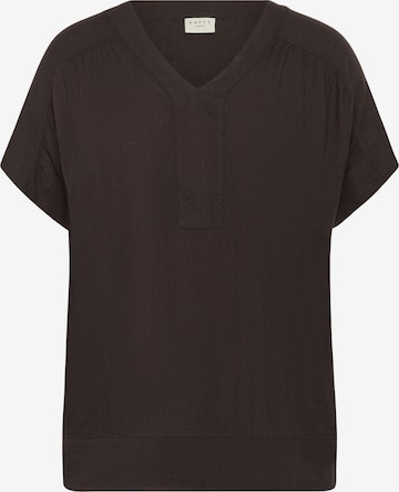 KAFFE CURVE Блузка 'KCmille' в Коричневый: спереди