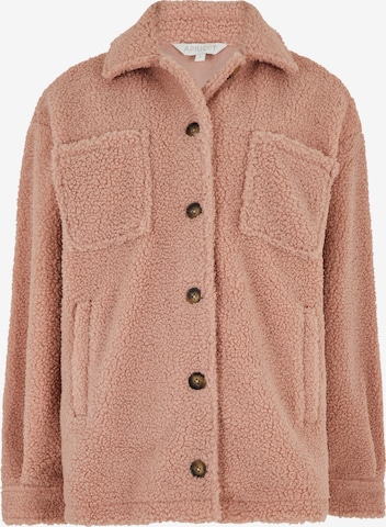 Apricot Between-Season Jacket in Pink: front